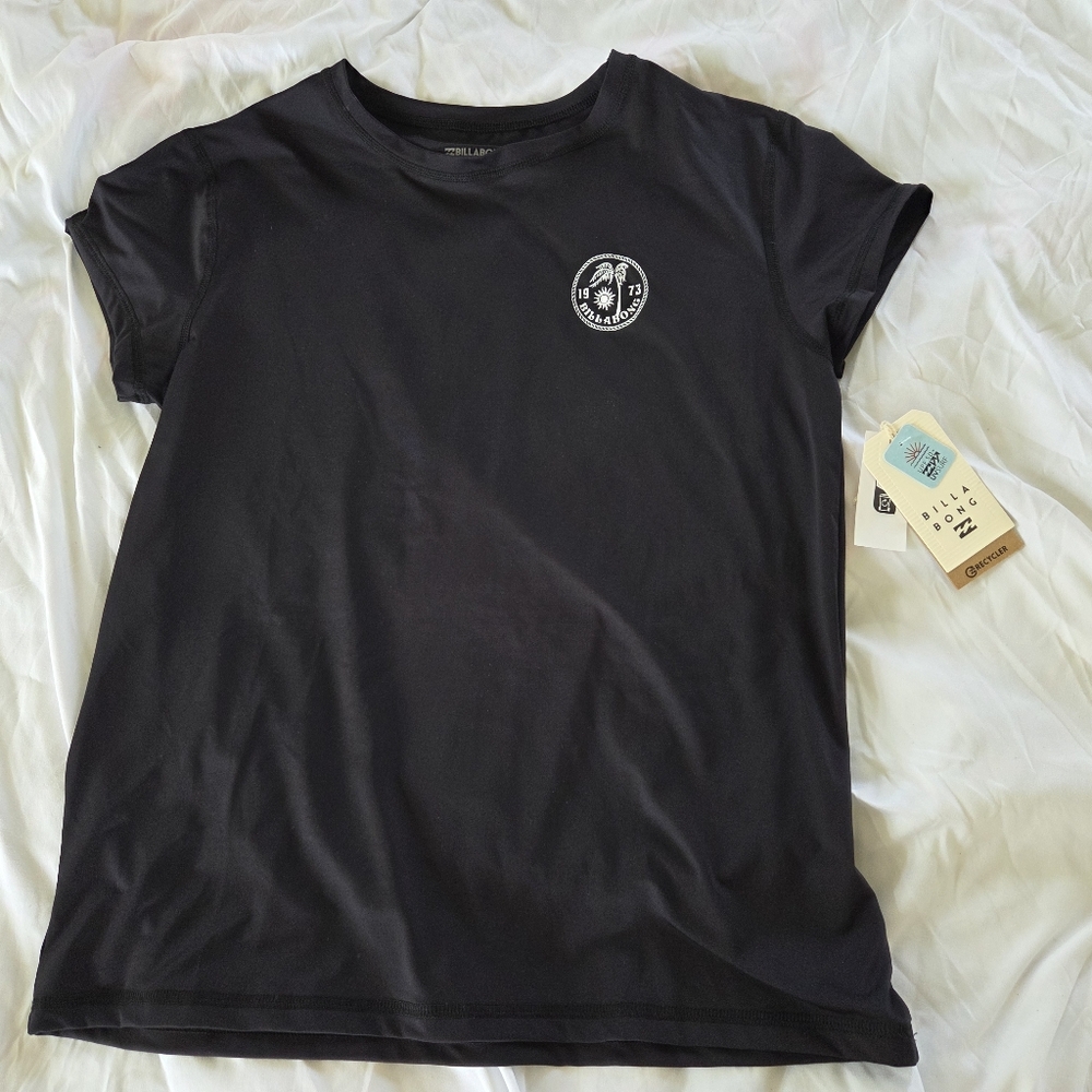Billabong Black Graphic Logo Tee